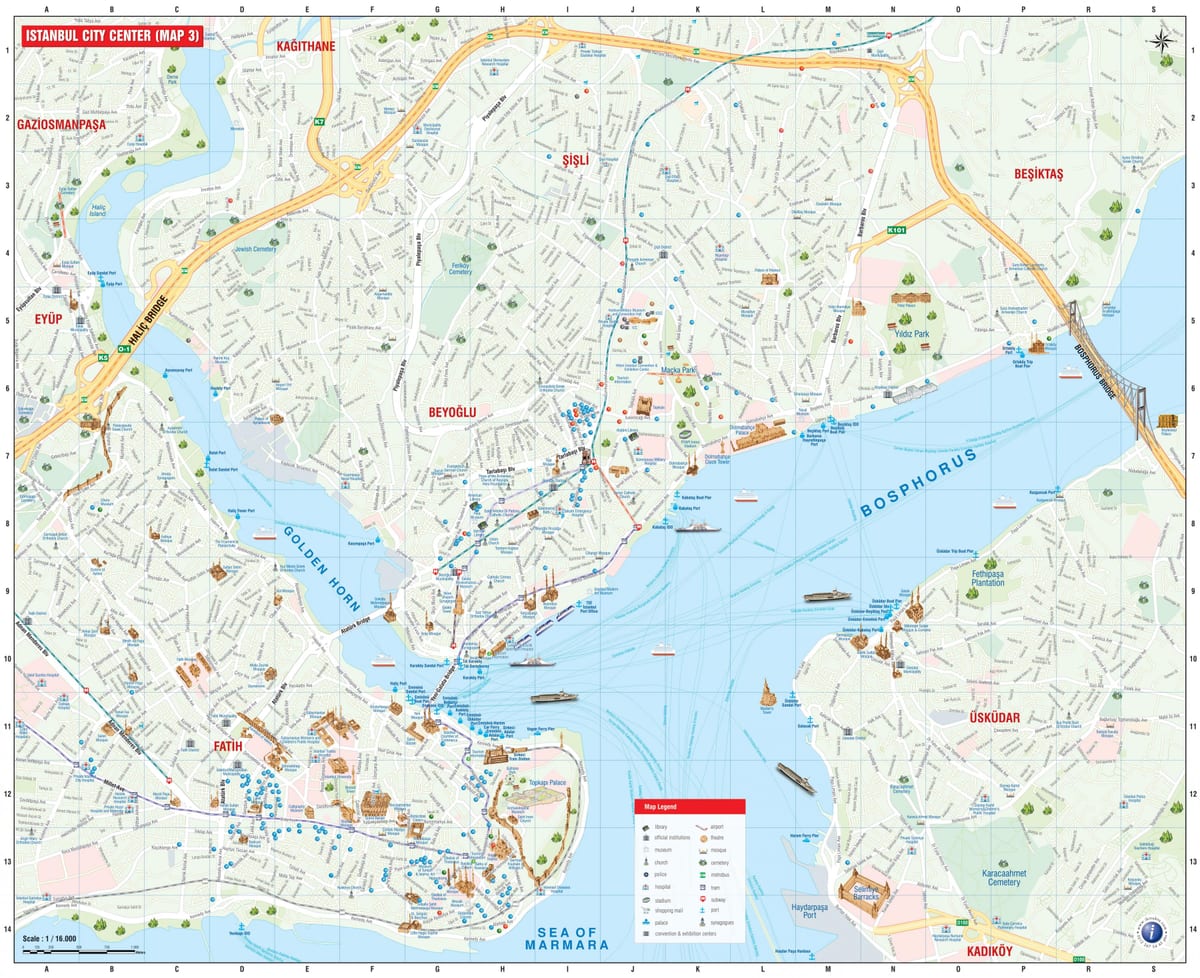 Stambuł mapa
