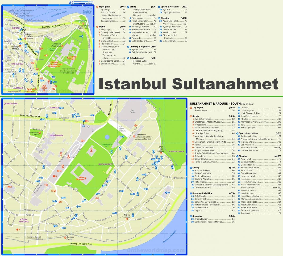 plac Sultanahmet mapie