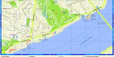 Mapa Besiktas Stambuł