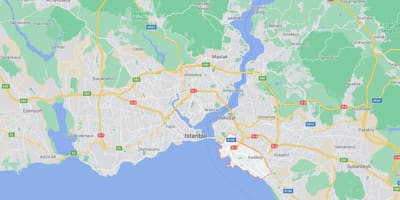 Mapa Kadıköy Istanbul