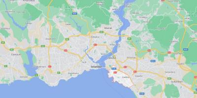 Mapa Kadıköy Istanbul