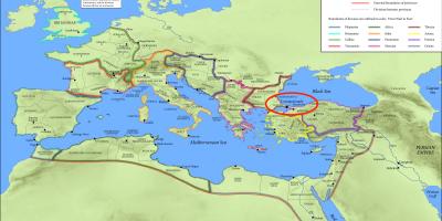 Lokalizacja Konstantynopola na mapie świata