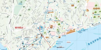 Mapa Sisli Stambuł