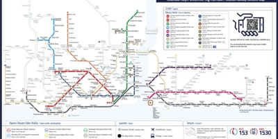 Mapa Stambułu dworca autobusowego