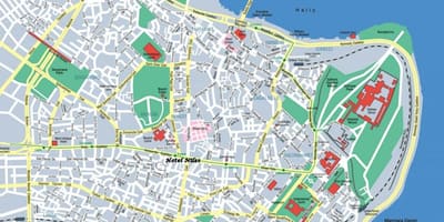 Istambuł-Sultanahmet mapie