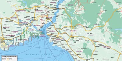 Stambuł mapa miasta